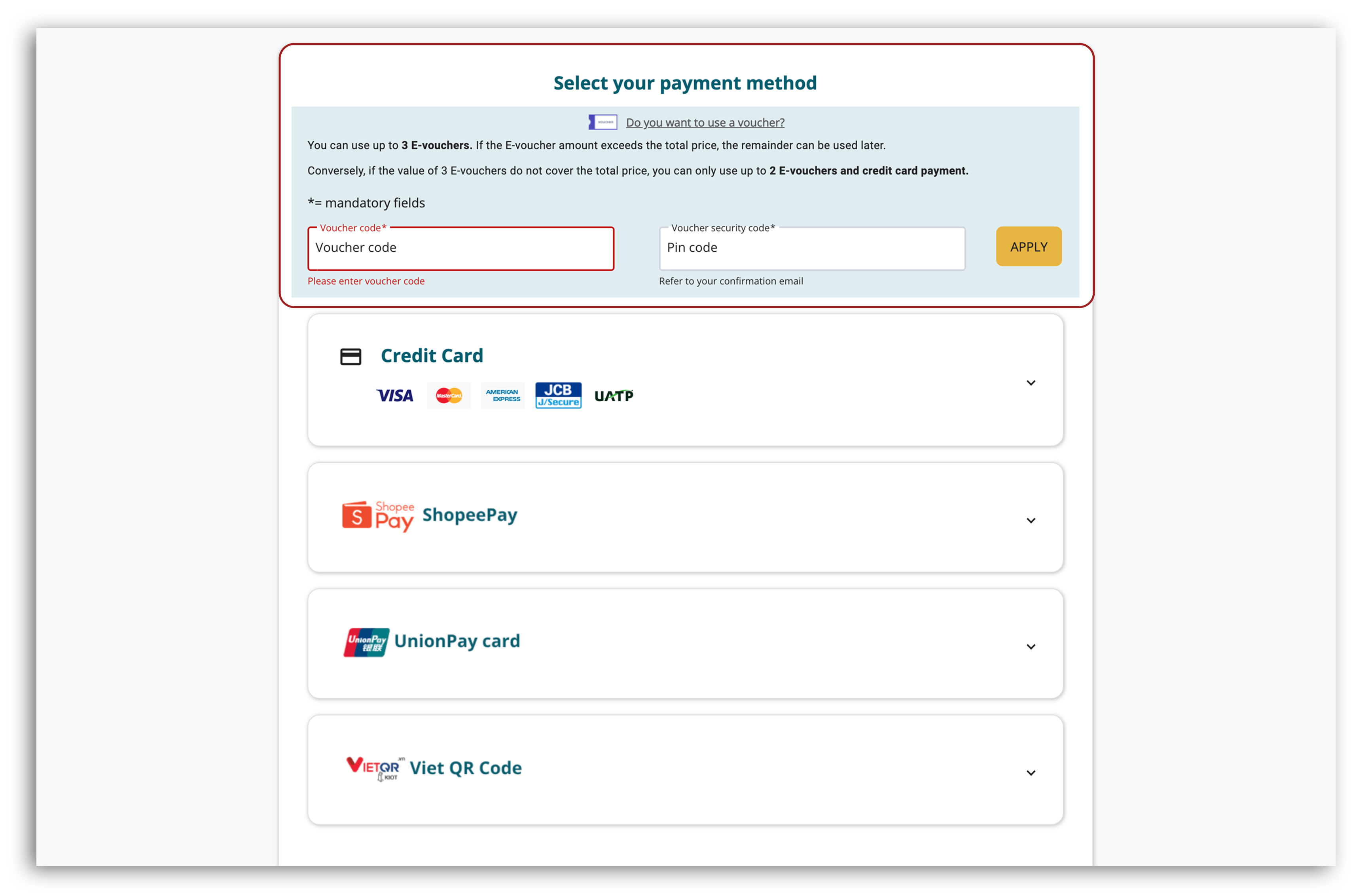 Hướng dẫn đặt vé trên web bước 4.1.